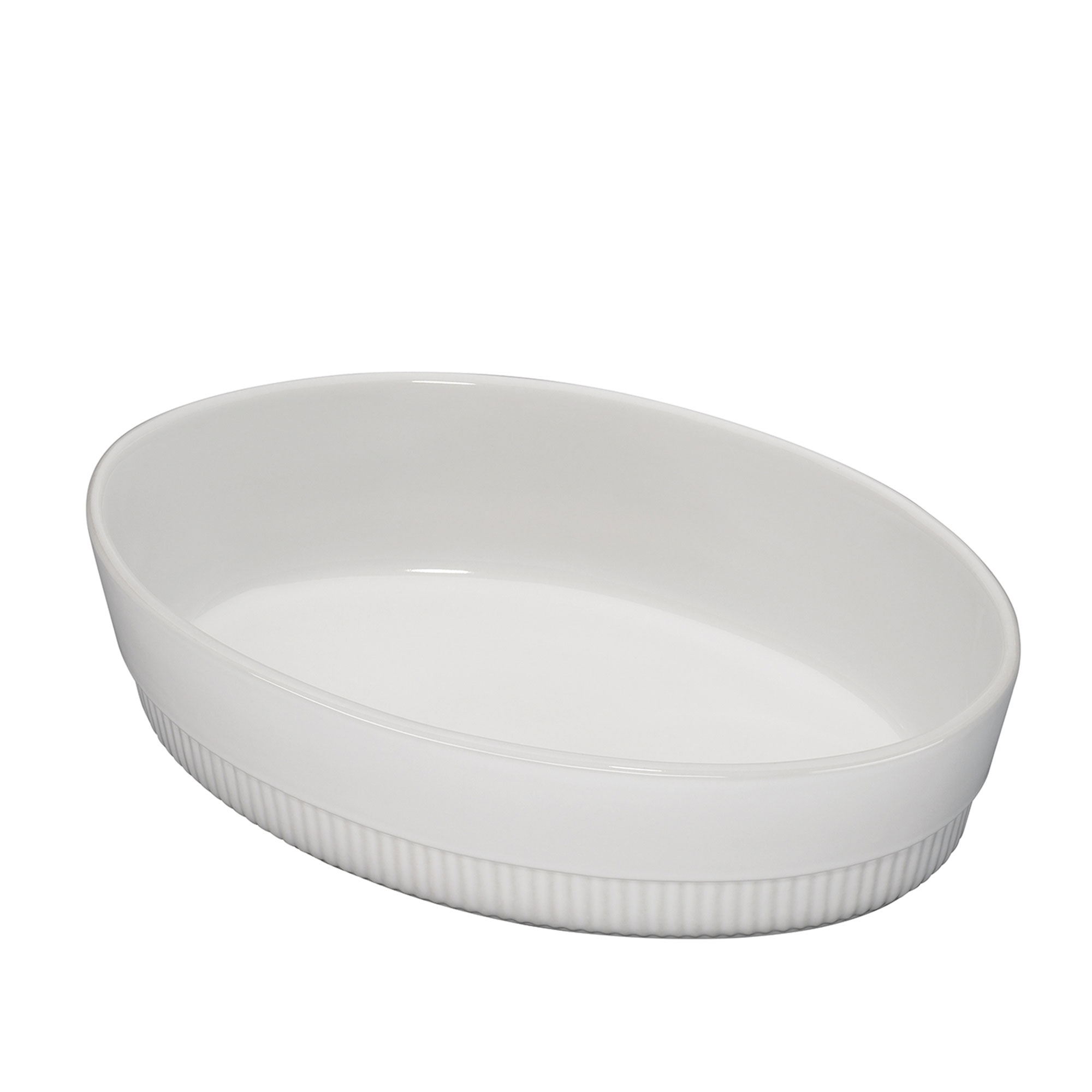 Spring - Casserole dish CHALET, oval - white, 30 cm