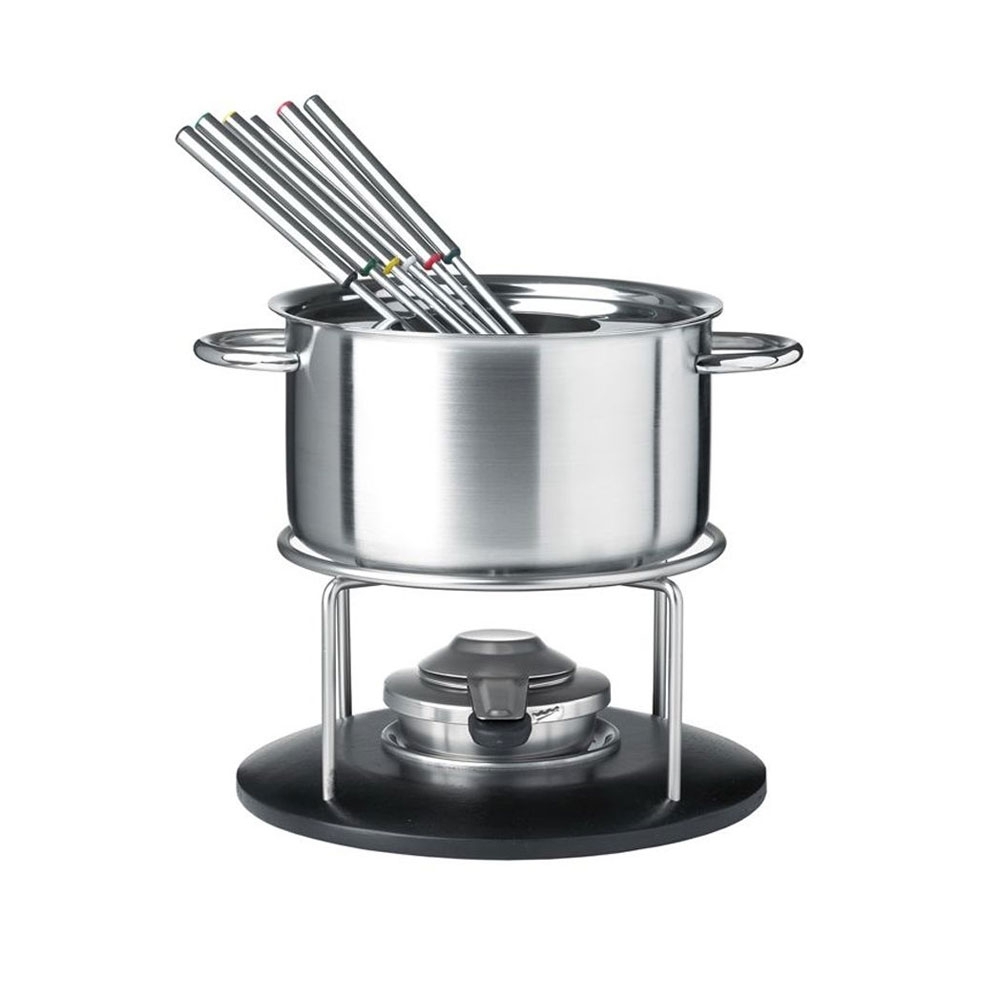 Spring - Basic - Fondue-Garnitur schwarz 18 cm