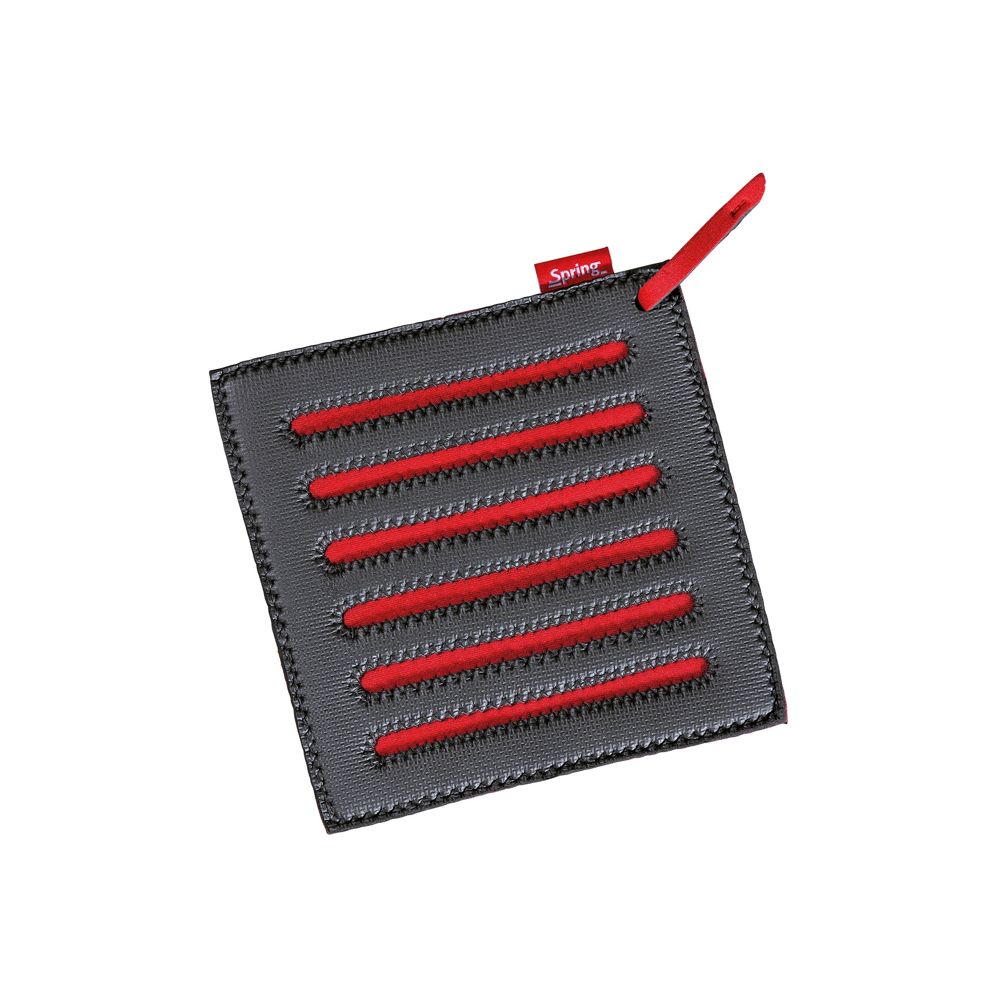 Spring - Coaster GRIPS square, red